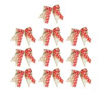 Christmas Tree Bows 10pcs 15cm for Holiday Events(B)