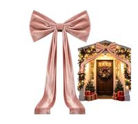 Christmas Tree Bows 6ft Giant Aesthetic Reusable | Christmas Tree Bows Decorative Tree Topper for Indoor Outdoor Home Living Room Bedroom Front Door Country House Style Light