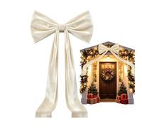 Christmas Tree Bows 6ft Giant Aesthetic Reusable | Christmas tree bows decorative tree topper for indoor outdoor home living room bedroom front door country house style