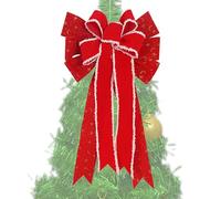 Christmas Tree Bows | Large Coronation Garland | For Christmas Trees, Winter Parties, Front Doors, Parties, Home, Wedding, Birthday And