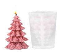 Christmas Tree Candle Molds, Christmas Silicone Moulds Silicone Christmastree Candle Mold Xmas Handmade CandleMaking Mould Soap Aromatherapy Xmas Tree ResinMold