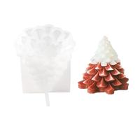 Christmas Tree Candle Moulds 3D Silicone Plaster Ornament Mould Scented Candle Resin Mould Christmas Pine Soap Mould