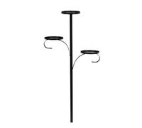 Christmas Tree Candle Topper, Triple Tree Topper Display Stand, 3-Tier Christmas Tree Candles Holders, Black Candelabra Candle Holder, Christmas Tree Toppers For Candlesticks