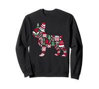 Christmas Tree Candy French Bulldog Dog Santa Christmas Kids Sweatshirt