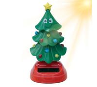 Christmas Tree Car Dashboard Toy - Christmas Solar Dancing Toys | Christmąs Home Ċar Dashboaŕd Decoration | Novelty Car Shaking Head Dancer Doll For Desk And Dashboard Decor Kids