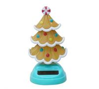 Christmas Tree Car Dashboard Toy,Christmas Solar Dancing Toys,Solar Xmas Dancing Ornaments,Novelty Moving Xmas Tree For Car Dashboard Desk Windowsill Decoration