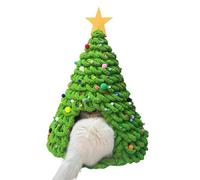 Christmas Tree Cat Bed Material - Kitten Beds Furniture Material Set | Cave Tent Craft Winter Decorations Furniture for Pets Dogs Friends Family Gatherings Cold Seasons