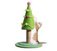 Christmas Tree Cat Scratching Post,Cartoon Scratch Posts for Indoor Cats - Aesthetic Tree Ornaments Natural Sisal Cat Scratching Board for Kittens Indoor Cats