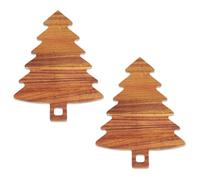 Christmas Tree Charcuterie Board - Bamboo Christmas Tree Shaped Platter,Christmas Tree Cheese Board Cutting Board Appetizer Tray Sushi Serving Tray for Home Restaurant