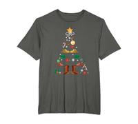 Christmas Tree Christmas New Year Line Dance Xmas Winter T-Shirt