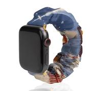 Christmas Tree Church Night Elastic Smartwatch Replacement Bands Compatible with IWatch Wristbands Strap 38mm/40mm