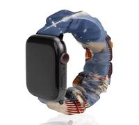 Christmas Tree Church Night Elastic Smartwatch Replacement Bands Compatible with IWatch Wristbands Strap 38mm/40mm