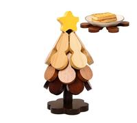 Christmas Tree Coasters, Pack of 3, Foldable Coasters