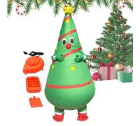 Christmas Tree Costume - Attention Grabbing Dress Up, Inflatable Adult Costume, Full Body Character Outfit, Stage Cosplay Event Parade, Teens Men Women Friends Family Celebration