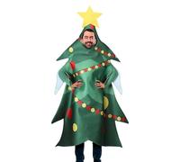 Christmas Tree Costume For Adults | Breathable Party Outfit - Adult Christmas Tree Shaped Cosplay Clothing For Actors Boyfriend Elderly Friends Family Birthday Theater