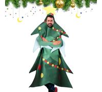Christmas Tree Costume - Hilarious Attention Grabbing Novelty Outfit, Adult Cosplay Clothing, Festive Apparel, Stage Birthday Gathering Performance Wear, Actors Group Costume Party