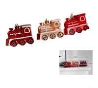 Christmas Tree Crown Star Ornaments Made of Red Plastic Ball and Donut Shaped PVC Decorations for Holiday Home and Tree Displays (G)