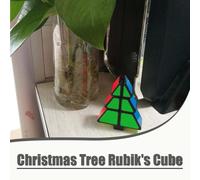 Christmas Tree Cube - Christmas Tree Shape Speed Cube Ultra-Smooth Puzzle Pendant Creative Toy 1X2X3 | Speed Puzzle Smooth Special-shaped Tr