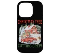 Christmas Tree Cutting Crew Case for iPhone 14 Pro