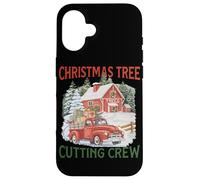 Christmas Tree Cutting Crew Case for iPhone 16
