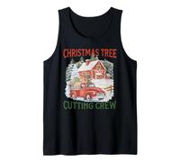 Christmas Tree Cutting Crew Tank Top