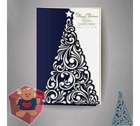 Christmas Tree Cutting Dies for Card Making，Christmas Tree Cutting Dies Cut Stencils for DIY Scrapbooking Photo Album Decorative Embossing Paper Dies for Card Making Templated+Cute Brooch Pin