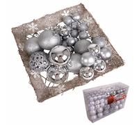 Christmas Tree Decor Balls 100er-Set Ornaments Glitter