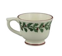Christmas Tree Decoration: 1 X 30Ml Emma Bridgewater Tiny Holly Tiny Teacup Boxed, Ceramic