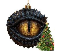 Christmas Tree Decoration | 2D Acrylic Winter Decoration Jewellery - Christmas Dragon Eye Pendant | for Bedroom Balconies Door Entrances Wall Garden Yard Path and