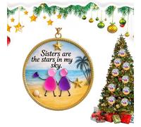Christmas Tree Decoration - Friendship Christmas Tree Pendant, Indoor Outdoor Decoration for Home, Winter Decoration, Seasonal Decoration, Living Room, Front Garden