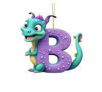 Christmas Tree Decoration Funny 26 Letters Dragon Christmas Tree Decoration Ornament Christmas Baubles Home Decoration for Christmas Tree Decoration