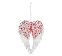 Christmas Tree Decoration Hanging Acrylic Angel Wings Ornament Red