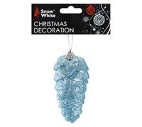 Christmas Tree Decoration Hanging Acrylic Angel Wings X 1 22. 2Cm Ice Blue