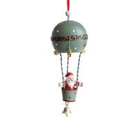 Christmas Tree Decoration - Hot Air Balloon Ornament, Holiday Hanging Bauble | Valentine’s Day Tree Decor For Couples, Whimsical Accent Winter Home Display, Colorful Keepsake, Party Favor