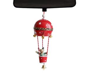 Christmas Tree Decoration - Hot Air Balloon Ornament, Holiday Hanging Bauble | Valentine’s Day Tree Decor For Couples, Whimsical Accent Winter Home Display, Colorful Keepsake, Party Favor