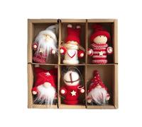 Christmas Tree Decoration Set - Cute Doll Pendant Decorations for Christmas Decoration | Plush Fabric Hanging Ornaments for Family Gatherings, Parties and Indoor Winter Festival Decoration