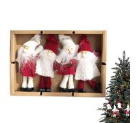 Christmas Tree Decoration Set - Cute Doll Pendant Decorations for Christmas Decoration | Plush Fabric Hanging Ornaments for Family Gatherings, Parties and Indoor Winter Festival Decoration