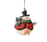 Christmas Tree Decoration - Shatterproof Tinplate Vintage - Hanging Pendant for the Christmas Tree | Funny Vintage for Indoor Home Bedroom Living Room Dining Room Kitchen Bathroom Hallway