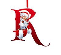 Christmas Tree Decorations 26 Letter Christmas Tree Hanging Personalized Christmas Letter Decoration Diy Christmas Decorations Christmas Tree Pendant (R)