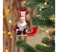 Christmas Tree Decorations 26 Letters Christmas Tree Decoration Pendant Ornaments Personalized Diy Ornaments Decoration Xmas Hanging Decor Feature for Home Wedding Birthday