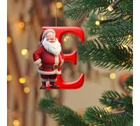 Christmas Tree Decorations 26 Letters Christmas Tree Decoration Pendant Ornaments Personalized Diy Ornaments Decoration Xmas Hanging Decor Feature for Home Wedding Birthday