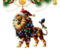 Christmas Tree Decorations | Acrylic Ornament 2D Winter Decorations, Animal Rabbit Christmas Pendant for Tree, for Window Sill Bedroom Doors Wall Garden Yard