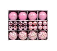 Christmas Tree Decorations Bauble Balls Set Hanging Ball Ornaments Decorative Decor Drum Pendants Box For Home Bauble Ball