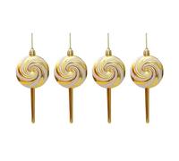 Christmas Tree Decorations Candy Ornaments Pack Of 4 Lollipop Hanging Ornaments For Festivals Ornament Candy Acrylic Ornament New Year Decorate Supply Tree Decoration