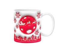 Christmas Tree Decorations Christmas Mug Inflated Snowman Mug Santa Press Puffy 15oz 11oz Coffe Party Ornament