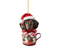 Christmas Tree Decorations Christmas Tree Decor Christmas Hanging Ornament 2D Christmas Green Baby Pendant Christmas Cartoon Cute Baby Pendant Double Printed Acrylic Christmas Baby Hatching Pendant