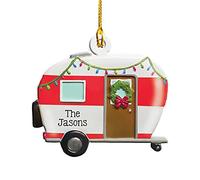 Christmas Tree Decorations,Creative Acrylic Hanging Ornament Personalised Fire Engine Vehicle Truck Boat Digger Figure Christmas Tree Pendant Hanging Decorations Home Decor