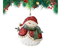 Christmas Tree Decorations - Retro Snowman Decorations - Christmas Hanging Farmhouse Style - Outdoor Indoor Living Room Dining Room