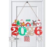 Christmas Tree Decorations - Set of 12 Winter Holiday Hanging Ornaments, Exquisite Tree Pendants with Glitter Finish and Ropes, Christmas Ornaments for Walls