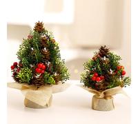 Christmas Tree Decorations,small christmas tree,xmas table decorations Pine Cone Tower christmas centerpieces for tables (2pcs)